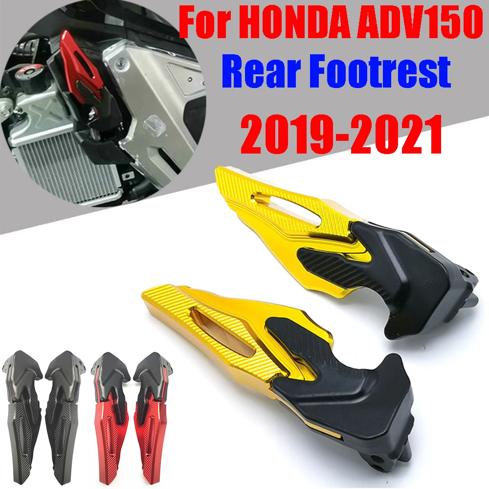 Foot Pegs Pedal Rests For Honda ADV150 ADV 150 2019 2021 Motorcycle