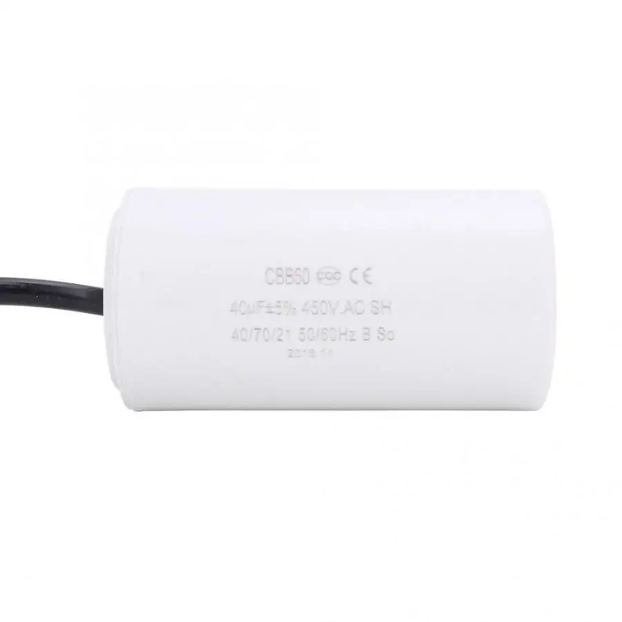 CBB60 портативный eco-friendly Рабочий конденсатор двигателя 450V 40 мкФ ESR 0,2 для электрического бытовая техника