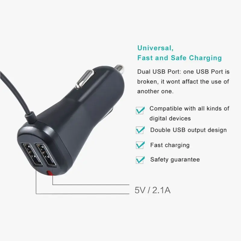 ONEWELL двойной USB Handsfree автомобильный комплект MP3 музыкальный плеер радио Напряжение монитор Поддержка TF U диск