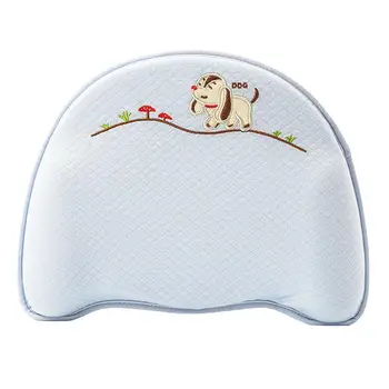 

1Pc Memory Foam Baby Head Neck Protective Pillow Practical Baby Head Shaping Pillow For Baby Sky-Blue