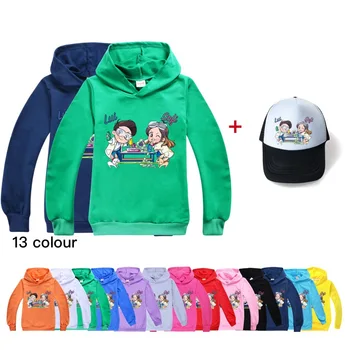 

Fashion Boys Black Shirts + Hat Summer Tops Cotton Me Contro Te Little Girls Clothing Big Kids Tops + Cap Teenage Hooded T-shirt
