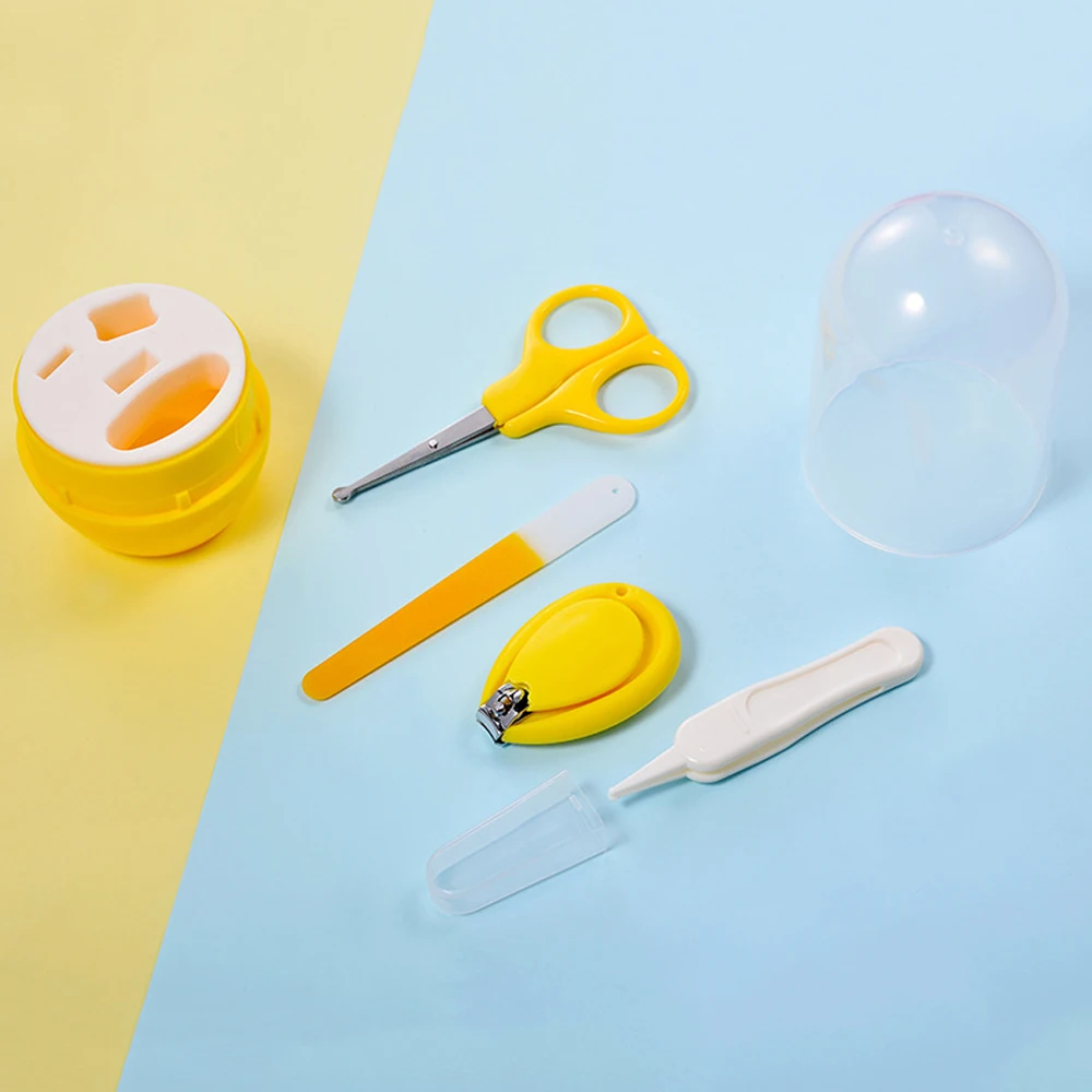 Baby 4Pcs/Set Nail Scissors Care Set Clipper Portable Infant Child Healthcare Tools Newborn Grooming Care Kits for Toddler Gifts