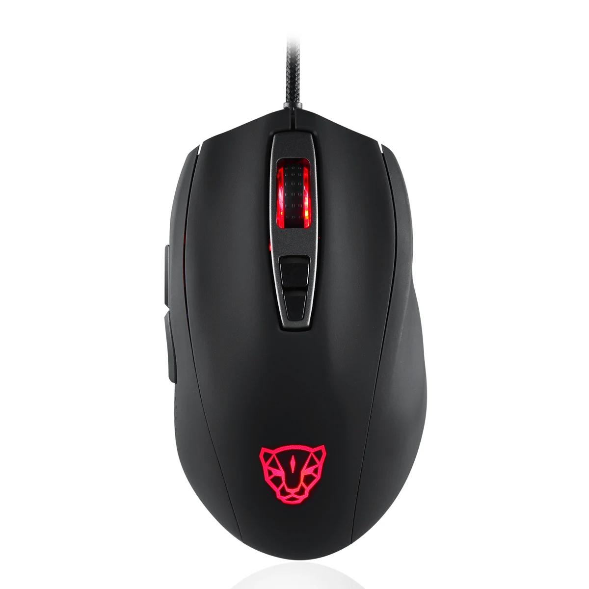 V60 Computer Gaming Mouse Wired 5000 DPI Ergonomic Design RGB Backlit Glowing Optical Game Mouse For PC Laptop