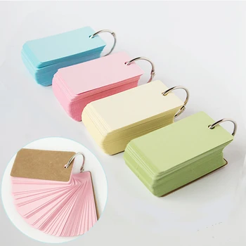 

High Quality 100 Sheets Memo Pad Colors Word Memory Book Planner Stickers Loose-leaf For Students Study Office School Supply