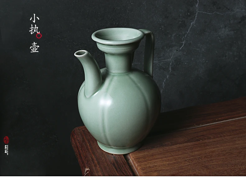 ShangLin печи Celadon фарфоровый чайник, чайный набор кунг-фу чайник ручной работы кунг-фу Чайник Китайский чай церемония поставки чайник