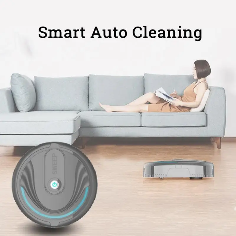 Automatic Smart Vacuum Cleaner Floor Sweeper Robot Household Cleaning Tools Dust Hair Catcher Broom Sweeper 3xAA Battery Support Automatic Smart Vacuum Cleaner Floor Sweeper Robot Household Cleaning Tools Dust Hair Catcher Broom Sweeper 3xAA Battery Support