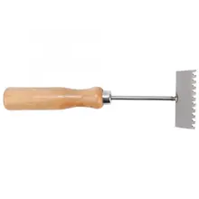 Пчелиный улей 2 шт. Деревянная Ручка скребок из нержавеющей стали лопата для снега Пчеловодство пчелиный улей инструмент для очистки нож пасечный