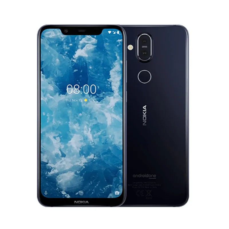 Мобильные телефоны NOKIA 8,1 с глобальной версией, 6,18 дюймов, 4 Гб ОЗУ, 64 Гб ПЗУ, Snapdragon 710, Android 10, 3500 мАч, 18 Вт, быстрая зарядка, мобильный телефон