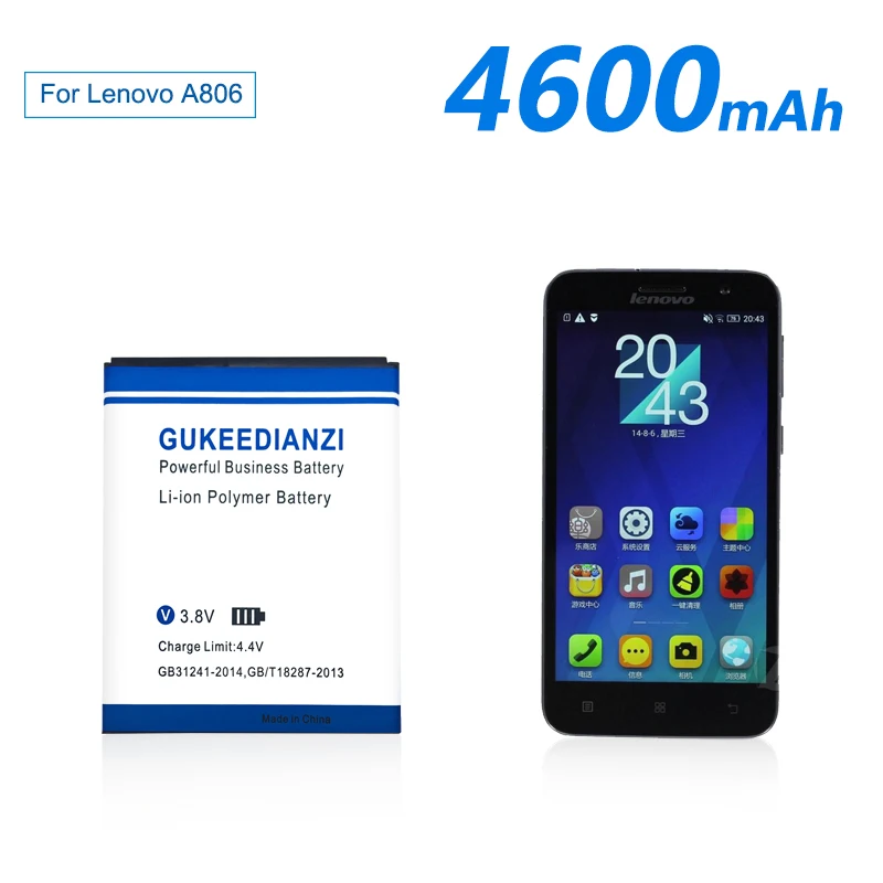 GUKEEDIANZI 4600 мАч BL229 сменная батарея для lenovo A8 A 8 A806 A808T 806 808T перезаряжаемая литий-полимерная батарея