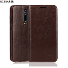 Чехол-Кошелек ECLEARER для Xiao mi Red mi K20/Pro, роскошный чехол из натуральной кожи для Xiaomi mi 9T mi 9 T/Pro, слоты для карт, откидной Чехол