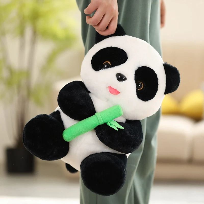 

New Plush Panda Toys Cute Stuffed Animal Doll Bamboo Leaf Panda Toy Gift for Children Friends Girls Home Decor Christmas Gift