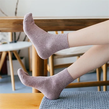 

Autumn and winter new socks solid color couple models fashion trend tube socks cotton casual socks woman socks