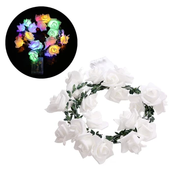 

20 LED 2.2m Waterproof Rose Fairy String Light Battery Operated Xmas Party Decor