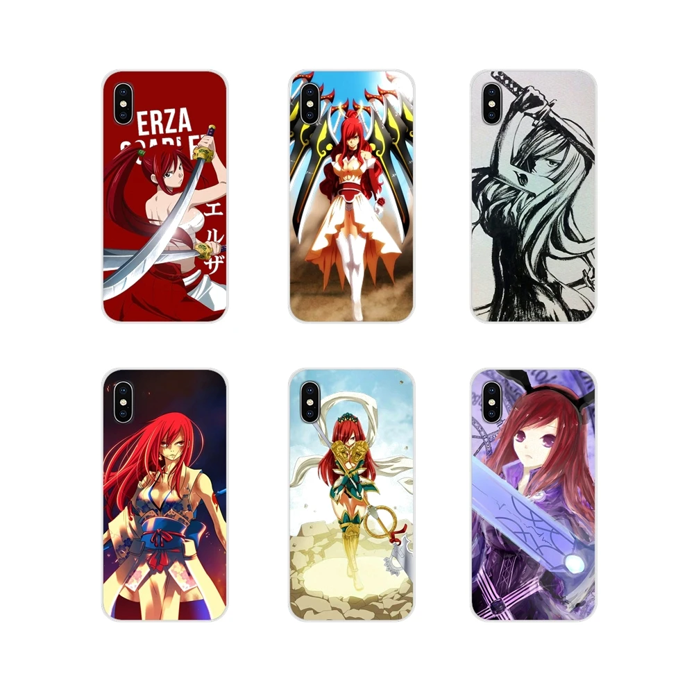 Anime Erza Scarlet Fairy Tail Accessories Phone Cases Covers For Samsung Galaxy A3 A5 A8 Star A6 Plus 18 15 16 17 Half Wrapped Cases Aliexpress