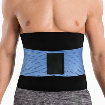 

New Fajas Mens Body Shaper Belt Neoprene Sauna Sweat Suits Man Waist Trainer Corset Slimming Shapewear Weight Loss Modeling belt