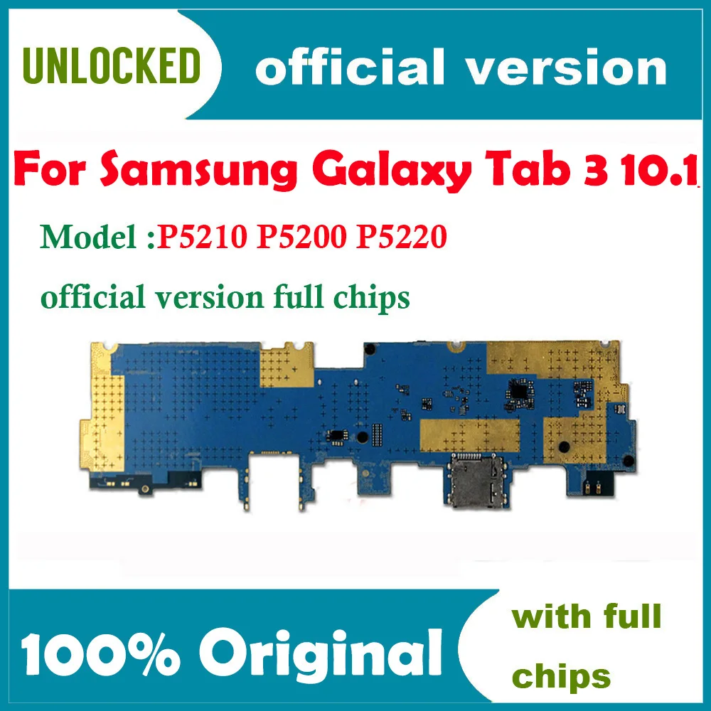 Оригинальный разблокированный для Samsung Galaxy Tab 3 10 1 P5210 P5200 материнская плата WIFI