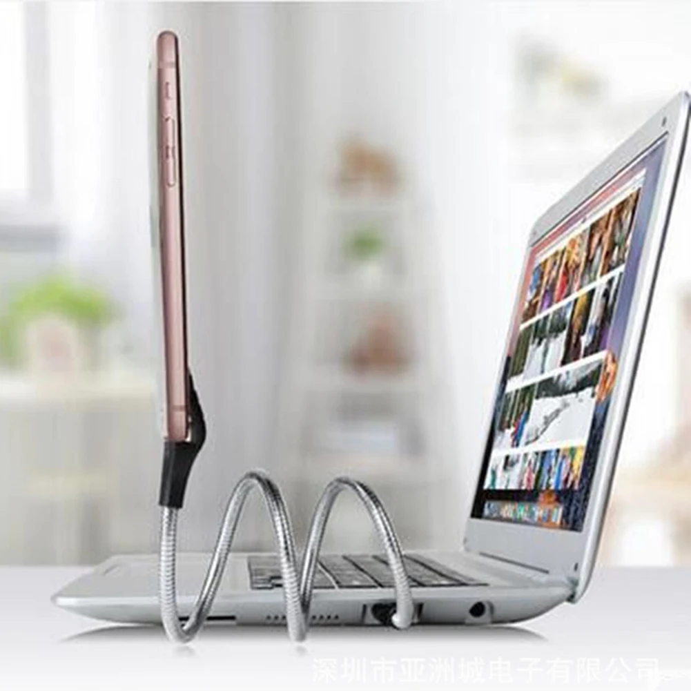 Гибкая подставка usb зарядный кабель для передачи данных телефон зарядное устройство ладонь кронштейн держатель для iPhone Android смартфонов Подставка для зарядки стойки