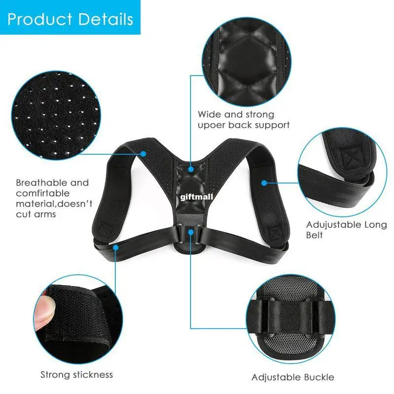 

BODY Wellness Posture Corrector Adjustable to All Bod
