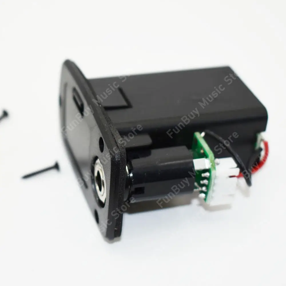 Scatola Batteria Per Pickup Chitarra - Orizzontale, 9V, Con Cavi, Materiale ABS Nero - Foto 13