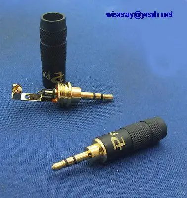 

DHL/EMS 50 x Gilded Stereo 3-pin 2.5mm Male Audio plug Cables solder for Headphones Player-A7