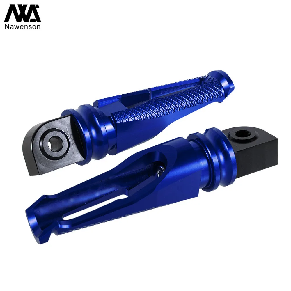 CNC Алюминиевые мотоциклетные подножки 6 цветов Задние подножки для пассажира Для Yamaha YZF R6 2006- для YZF R1/R1S/R1M 2009