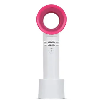 

Portable Rechargeable USB Sleeveless Mini Handheld Bladeless Cooler Handy Fan with 3 Speed Levels Fan