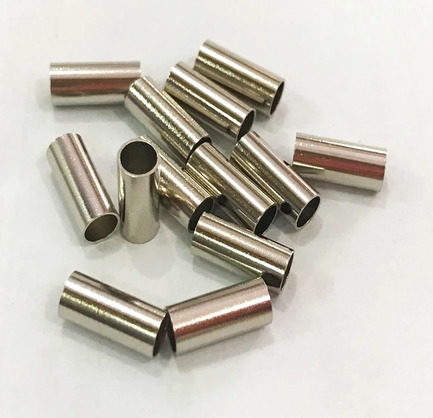 100pcs Metal Crimp Sleeve Tube Pipe Ferrule Pleated For Rg174 Rg316