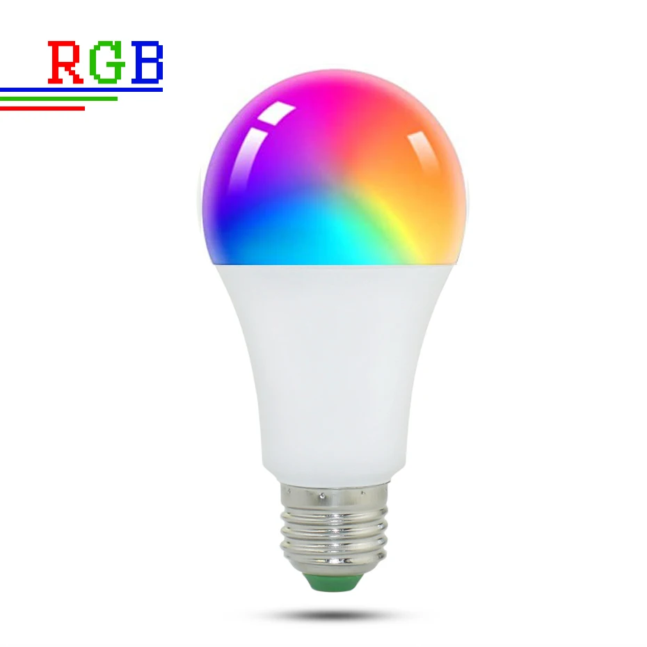 E27 Светодиодный светильник 220 светодиодный RGB лампа 5 Вт 10 Вт 15 Вт dec Bombillas lampada с регулируемой яркостью 16 цветов 24 с клавишами дистанционного управления лампа памяти