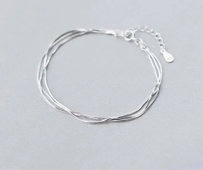 

Sanyu fine jewelry DB0 s925 silver bracelet for lover romantic gift free shipping
