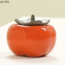 Китайские керамические контейнеры для чая компактный мини портативный «зеленый чай запечатанные банки резервуар для хранения путешествия чай коробка хранение чая