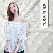 Напрямую от производителя, распродажа, шифоновые жаккардовые плавающие цветы Вертикальная подвеска, женская и детская одежда, рубашка Dr