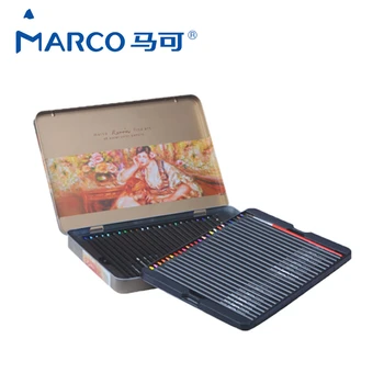 

Marco Raffine Water-soluble Colored pencil 24/36/48/set For children Drawing Sketches Mitsubishi Colour Pencil School Supplies