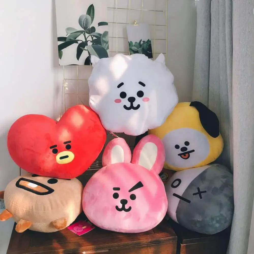 

kpop plush toy cute animal stuffed pillow doll dog rabbit sheep koala cookies bangtan plush sofa pillow gift for girl