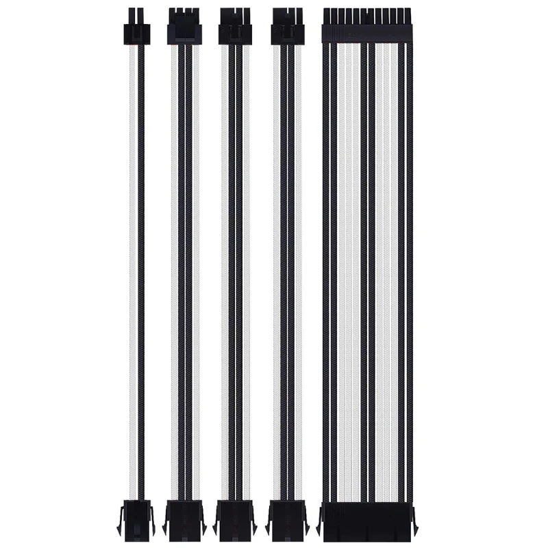 

Комплект удлинительных кабелей 18AWG AT X ATX24Pin/EPS 4 + 4Pin/PCI-E 8Pin/PCI-E 6Pin Q81F