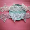 1Yard/13cm White/Ivory Cording Fabric Sequins Flower Venise Venice Mesh Lace Trim Applique Sewing Craft for Wedding Dec. ► Photo 1/6