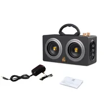 Stylish M8 Portable Hand Carry Wireless Bluetooth Stereo Bass High Power Car Outdoor Music Dual Speaker Loudspeaker for Gift