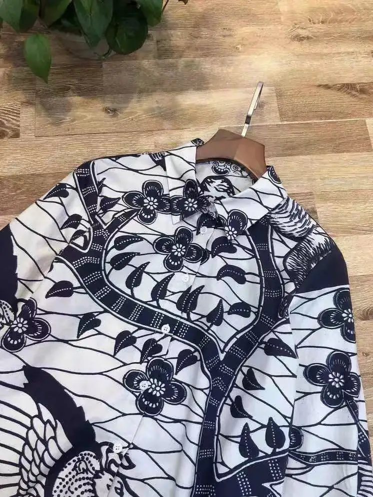AH12350, модные женские блузки и рубашки,, Подиумные, Роскошные, известный бренд, Европейский дизайн, вечерние, стильная женская одежда