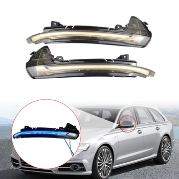 

Dynamic Blinker For Audi A6 C7 C7.5 RS6 S6 4G 2012-2018 Side Wing Mirror Sequential Repeater LED Turn Signal Light Indicator