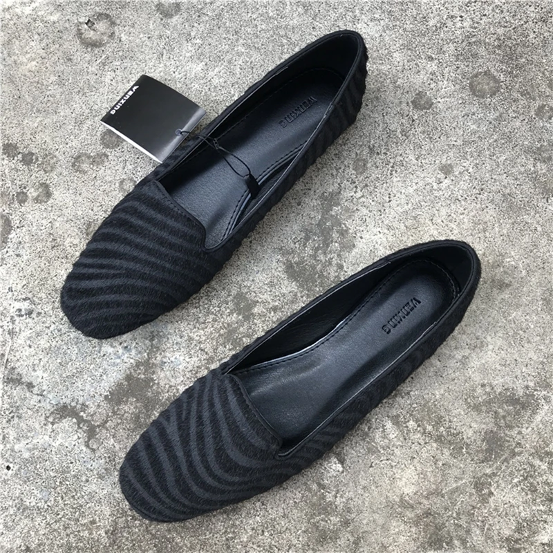 flat black womens work shoes