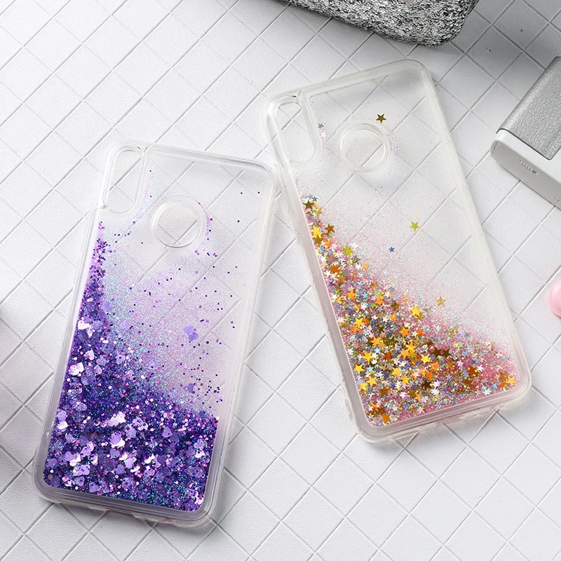 

Glitter Liquid Case For Huawei Y5 Y7 Y6 Prime 2019 2018 Case Honor 8x 20s 7C 7A 9X Play Mate 20 10 Lite Pro Nova 3i 3 5i 5 Cover