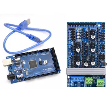 

Mega 2560 R3 Mega2560 REV3 (Atmega2560-16AU CH340G) Board with Ramps1.6 R6 Control Mainboard Ramps 1.6 Motherboard
