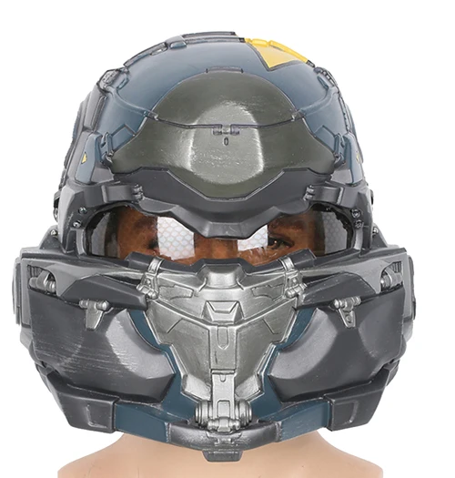 

Xcoser 1:1 Scale Halo 5 Guardians Spartan Resin Helmet Game Full Head Mask Cosplay Costume Props Men New
