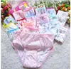 4pcs/Lot Girl Underwear Cute Printing Briefs Baby Kids Underpants 100% Cotton Cute Floral Children Underpants Size 3-11T ► Photo 1/6