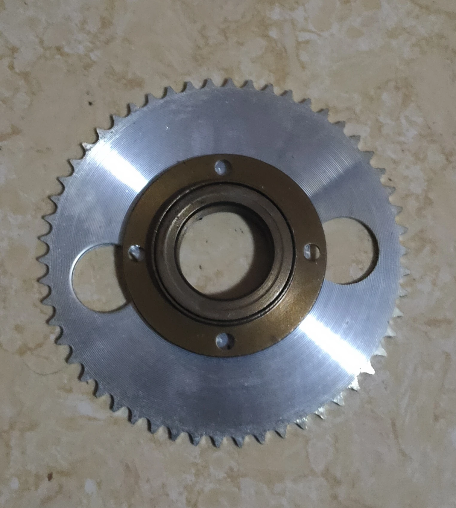 

Electric Scooter Metal Teeth Crankset + Toothless Flywheel Set Electric Scooter Freewheel Chainring Scooter Parts