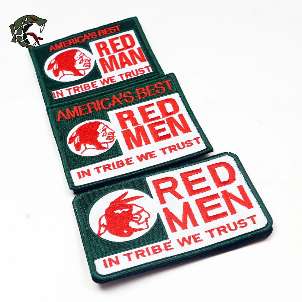 Embroidery Patch TSNK Embroidery Patch Tactical Badge "SEAL TEAM/DEVGRU RED MEN" Armlet
