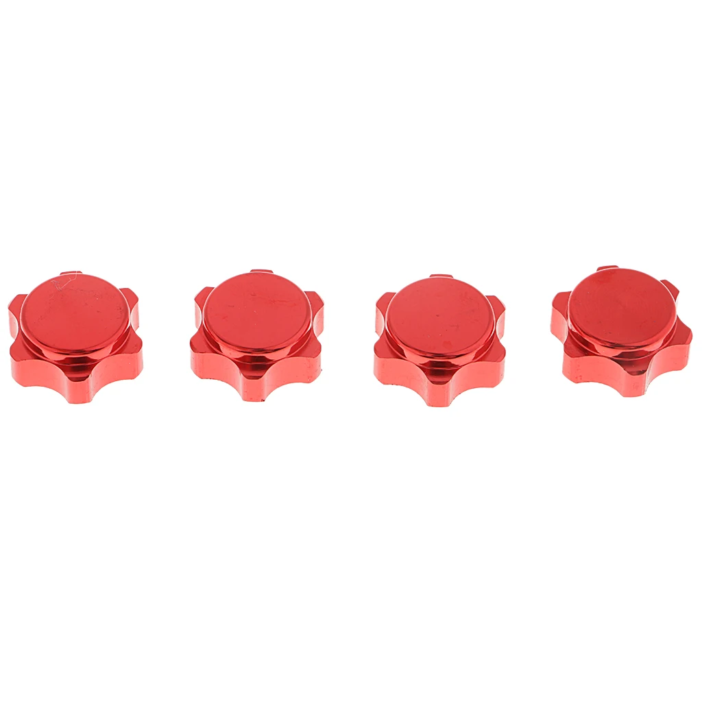 4Pcs Aluminum Wheel Hub 17mm Hex Nut for  2.0 2.0T 3.0 3.0E 1/8 RC Car