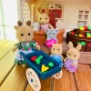 1/12 Simulation Forest Rabbit Family Dollhouse Critters Fruit Shop Accessories Girl Toys Xmas Gifts 2