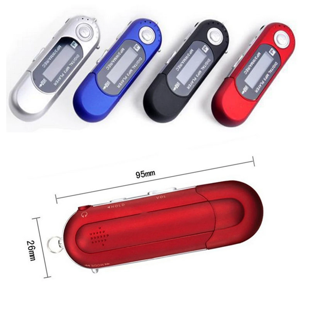 Портативный мини авто USB флеш плеер SOONHUA цифровой MP3 с ЖК экраном поддержка памяти