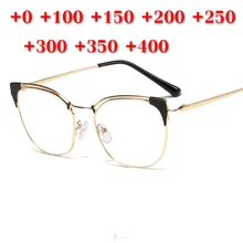 Новая мода анти-синий прогрессивный мульти-фокус очки для чтения женские очки "Кошка" Анти-усталость квадратные очки для чтения NX