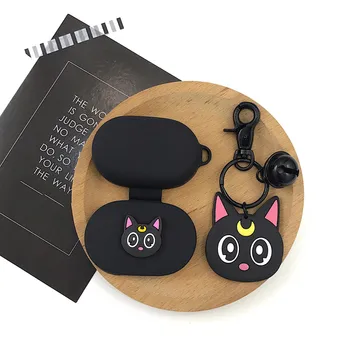 

Cartoon Cat Earphone Case Keychain for Xiaomi Redmi AirDots New Case Cover Wireless Bluetooth Earphone Cases Soft TPU Shell